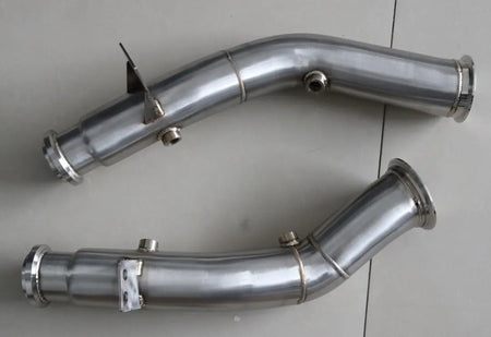 C43 Amg Downpipes with V band connection Foreignpipes