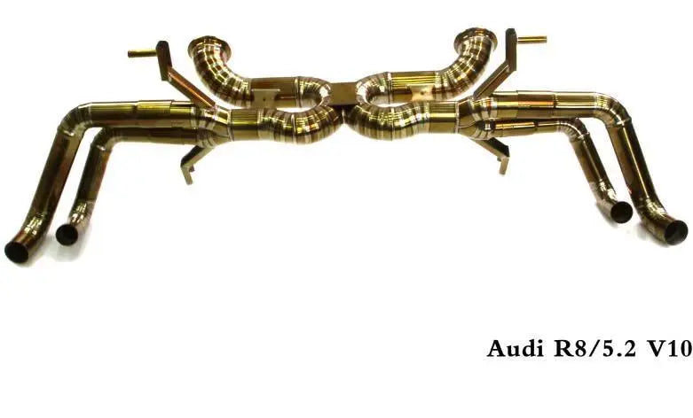Audi R8 V10+ custom titanium exhaust. Foreignpipes
